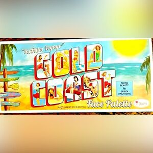 Balm Voyage Gold Coast Face Palette Blush, Highlighter, 6 Eye Shadows